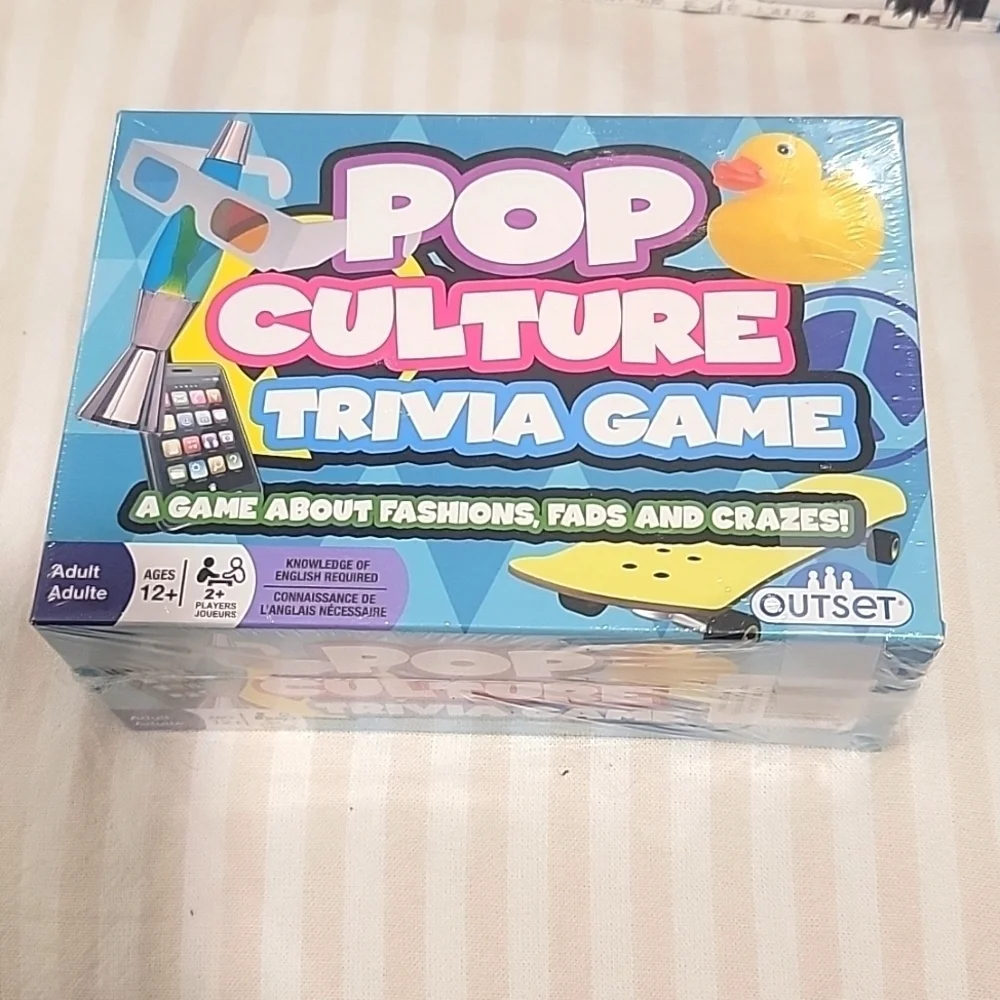 LOT of 2 Games POP CULTURE TRIVIA GAME & NAME 5 NWT